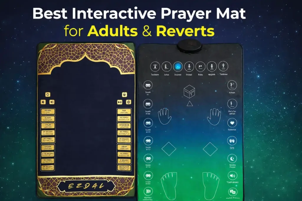 Best Interactive Prayer Mat for Adults & Reverts