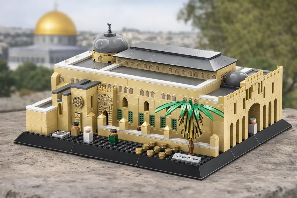 Al Aqsa Mosque Model: Qibli Mosque Building Set