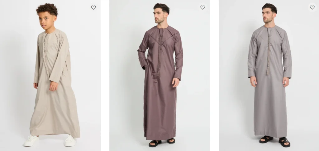 Emirati Men’s Thobe Style