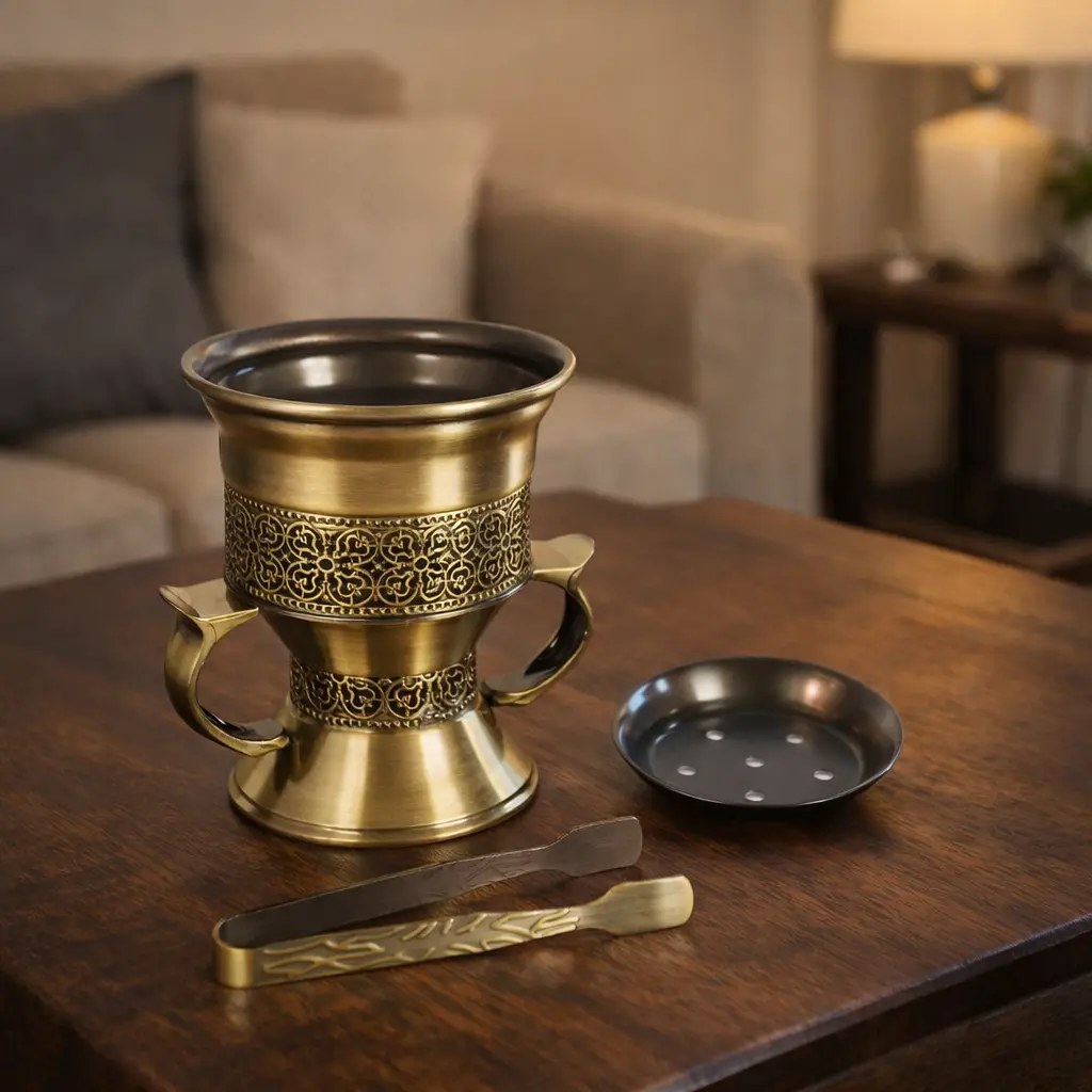 HOCUROAY Traditional Censer Full Zinc Alloy Metal Burner