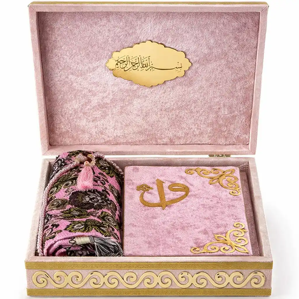 Islamic Gift Set for Women ihvan Luxury Velvet Box