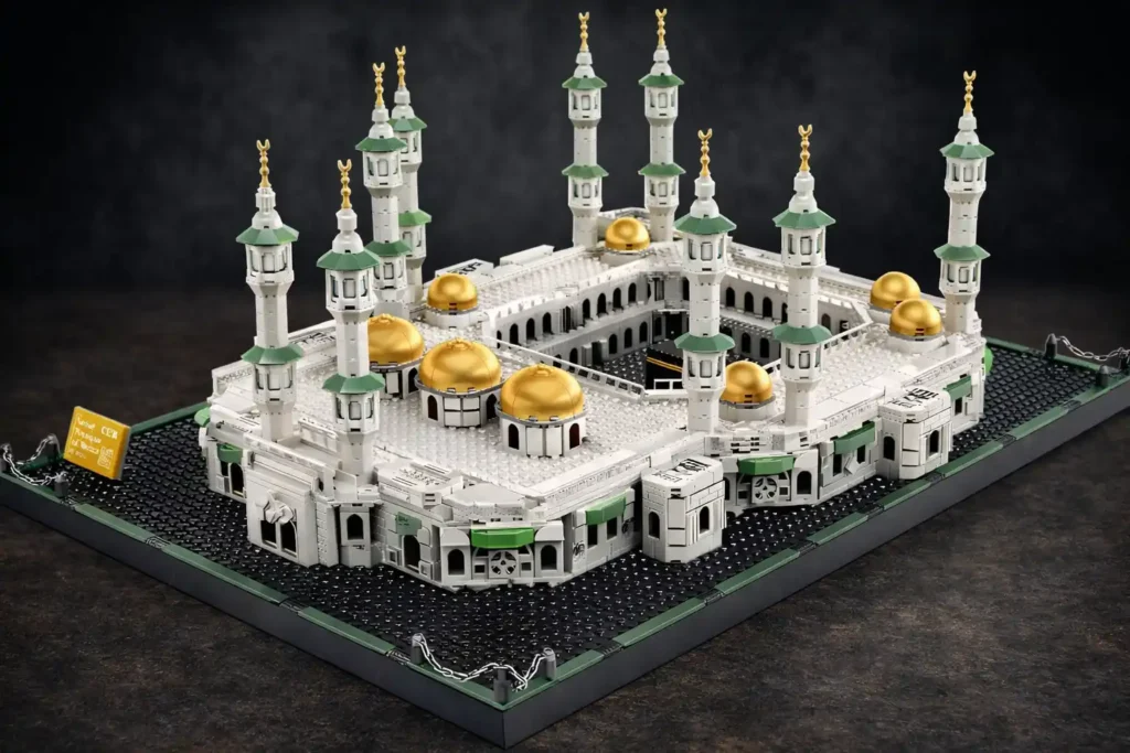 CAXIMSY Great Mosque of Mecca Blocks Gift for muslim kids