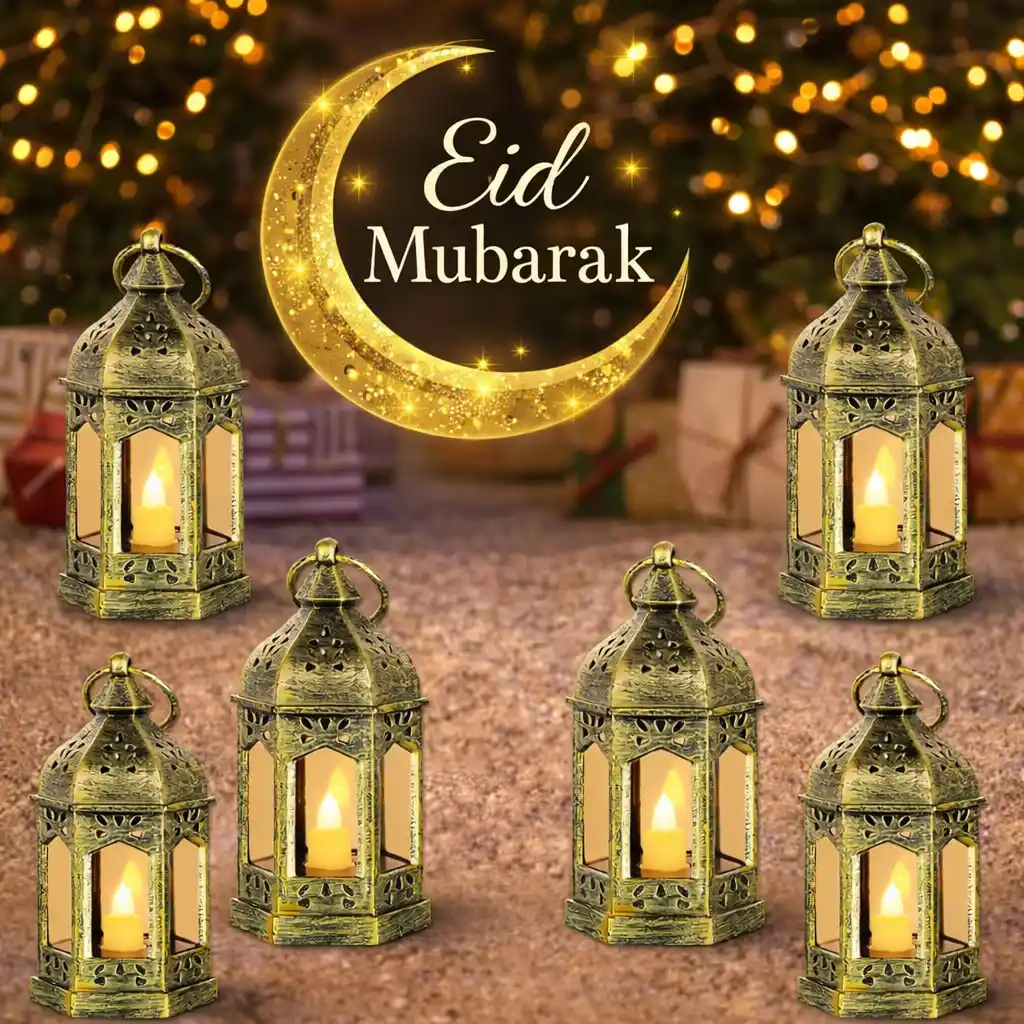 Moroccan-Style Mini LED Lanterns