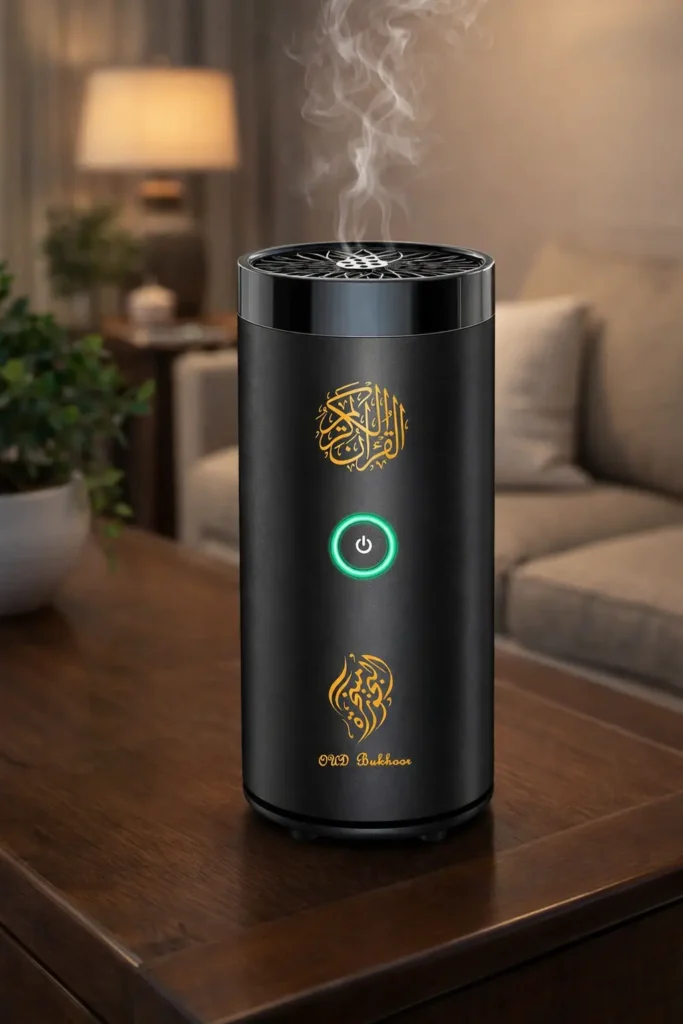 OUD Bukhoor 2 in 1 Plastic & Metal Cylindrical Burner