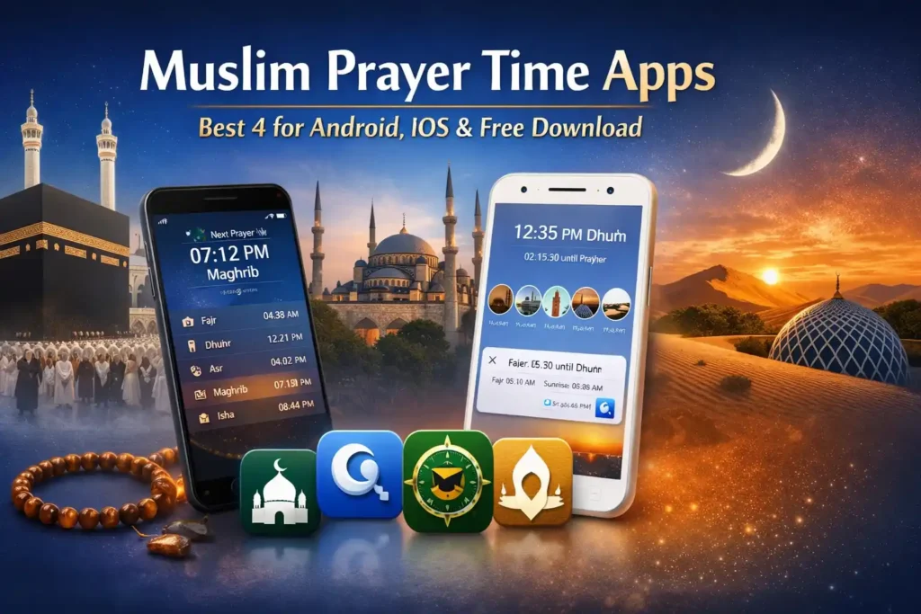 muslim prayer time apps Best 4 for Android, iOS & free download