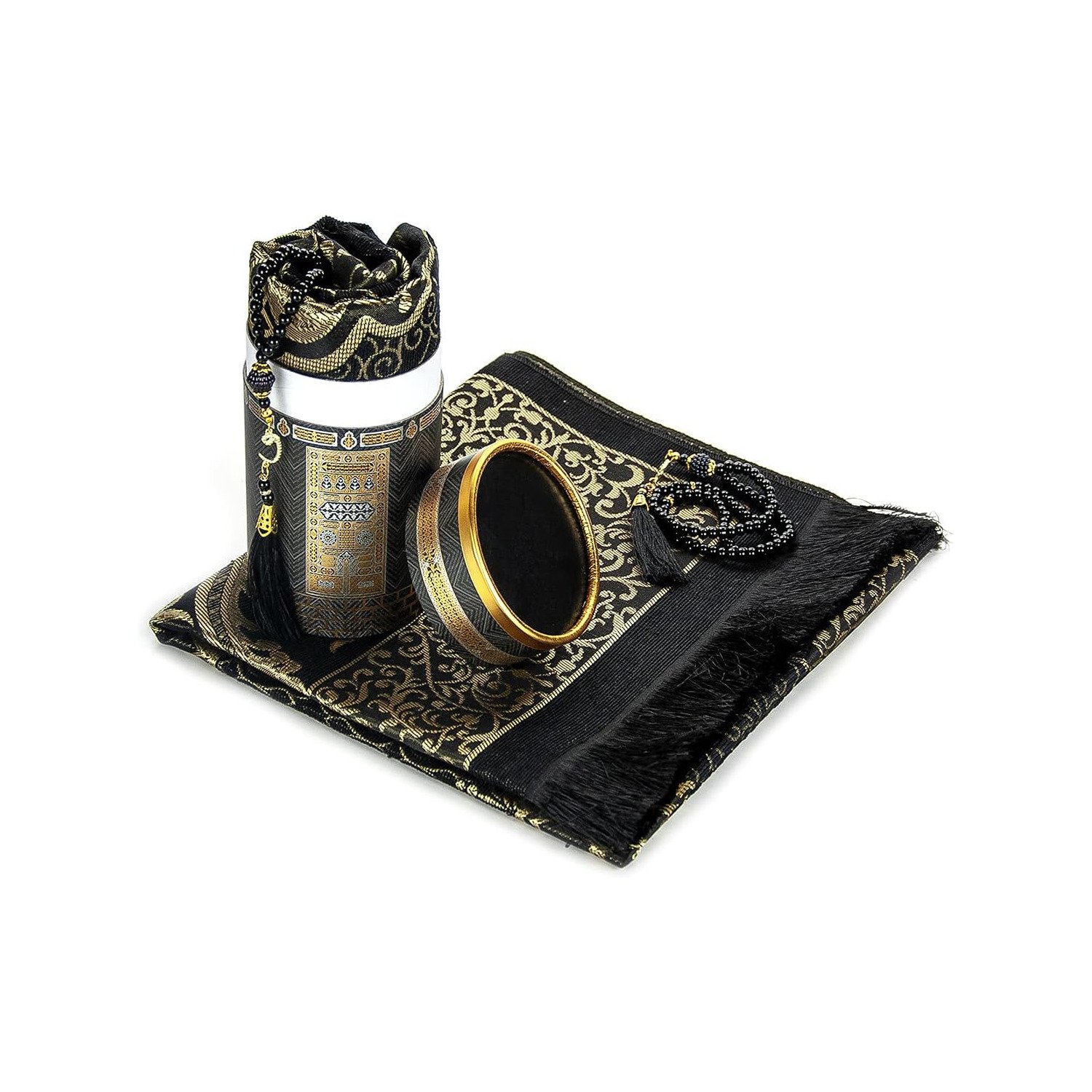 Black and Gold Ihvan Islamic Gift Set for Ramadan