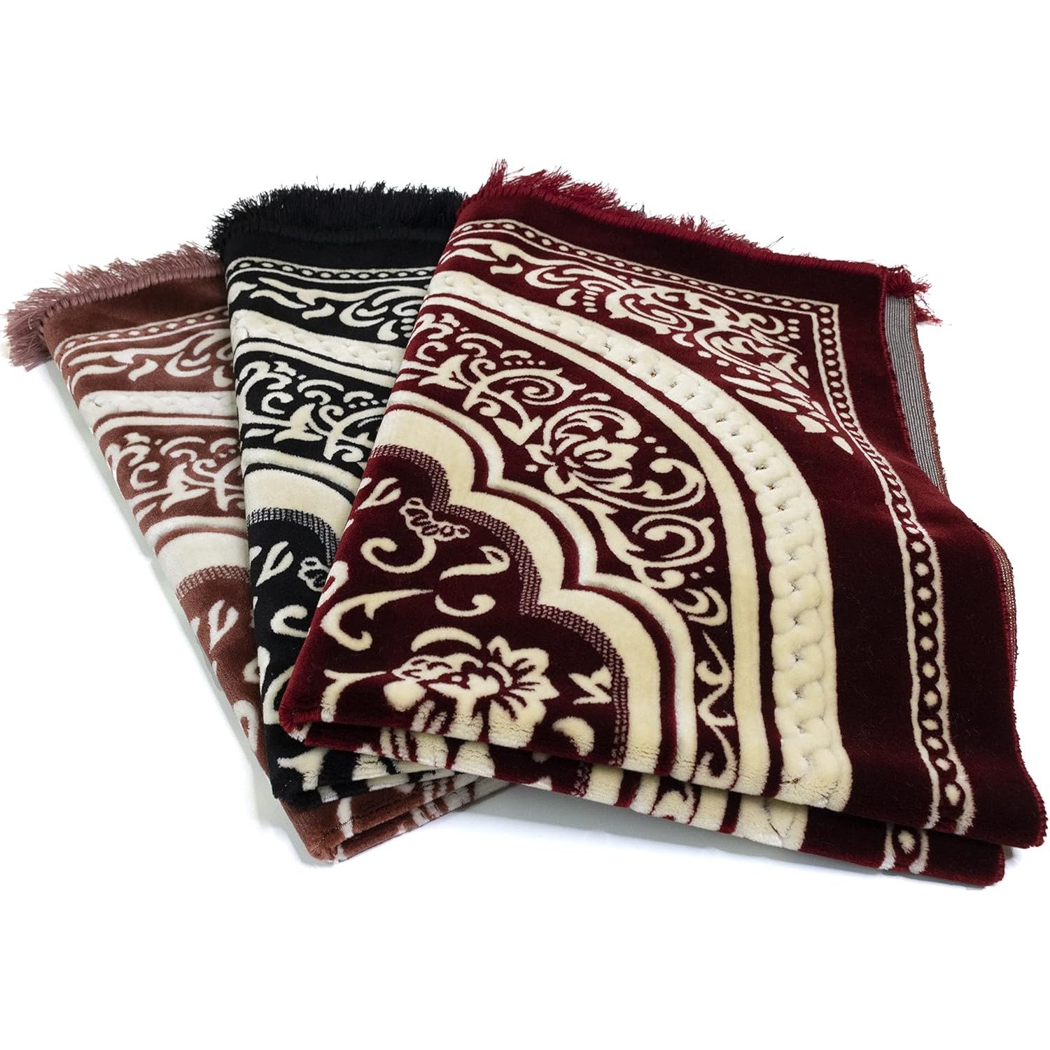 Folded Modefa Turkish Prayer Rugs colors
