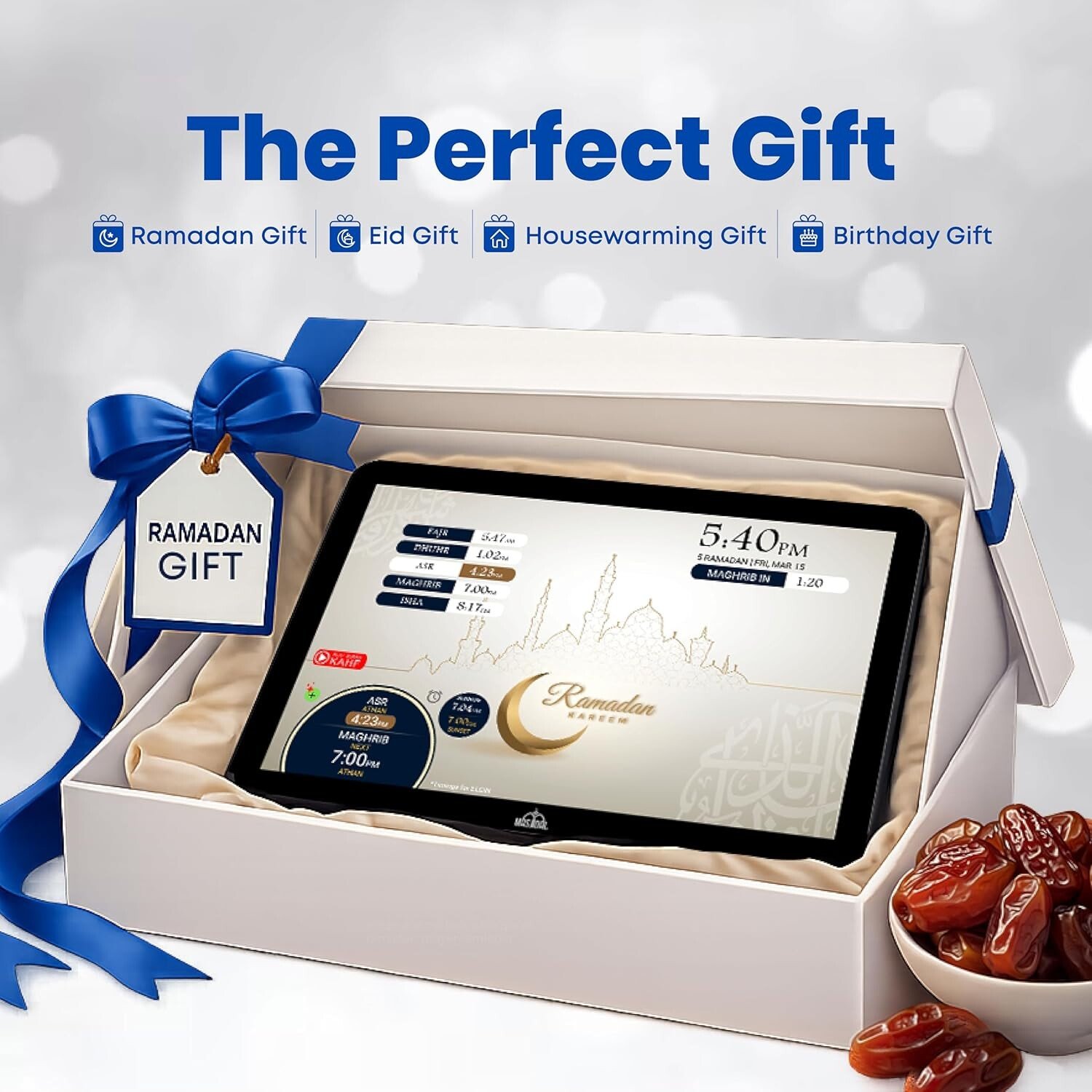 Masjidal Smart Azan Clock Gift Box