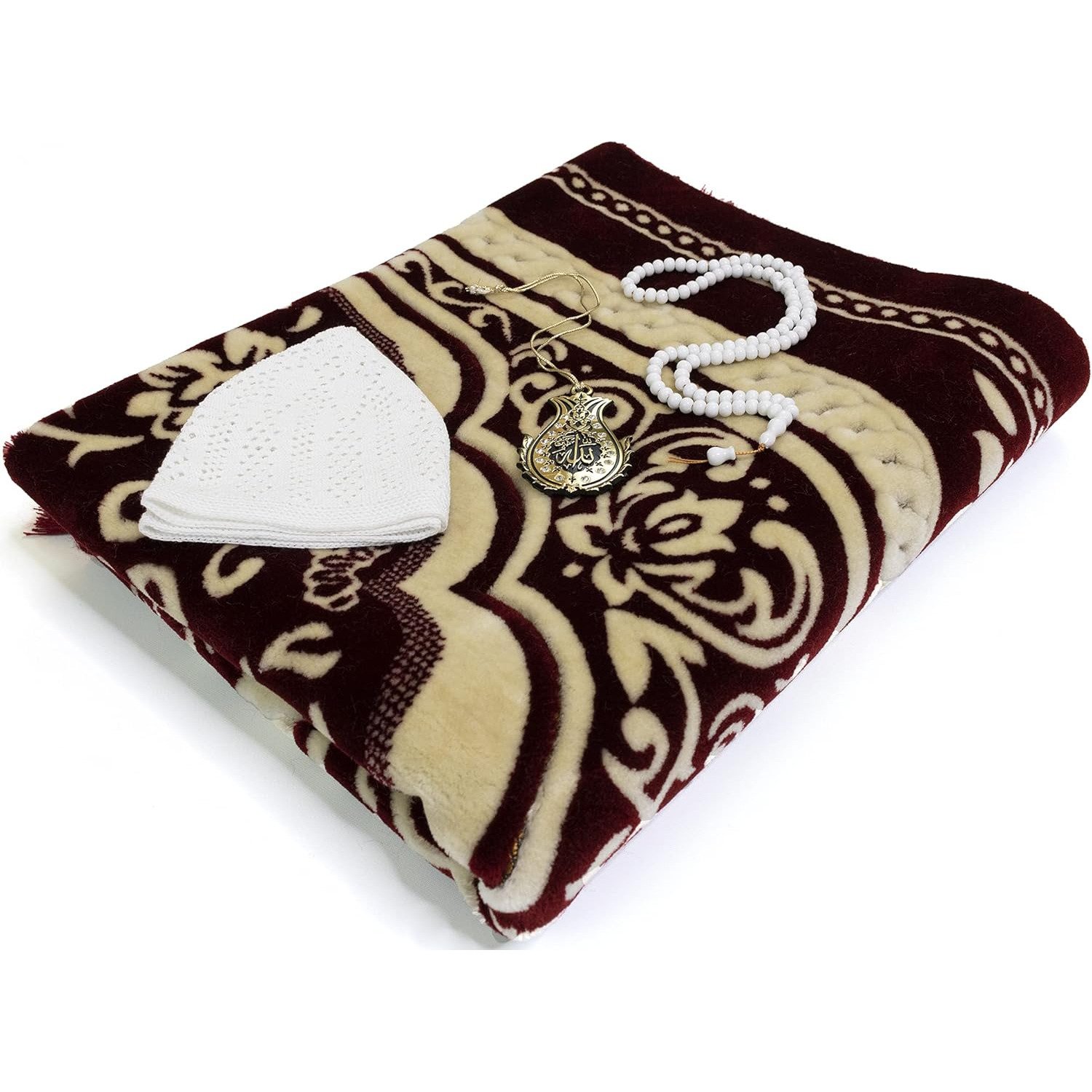 Modefa Turkish Prayer Rug with gift accessories