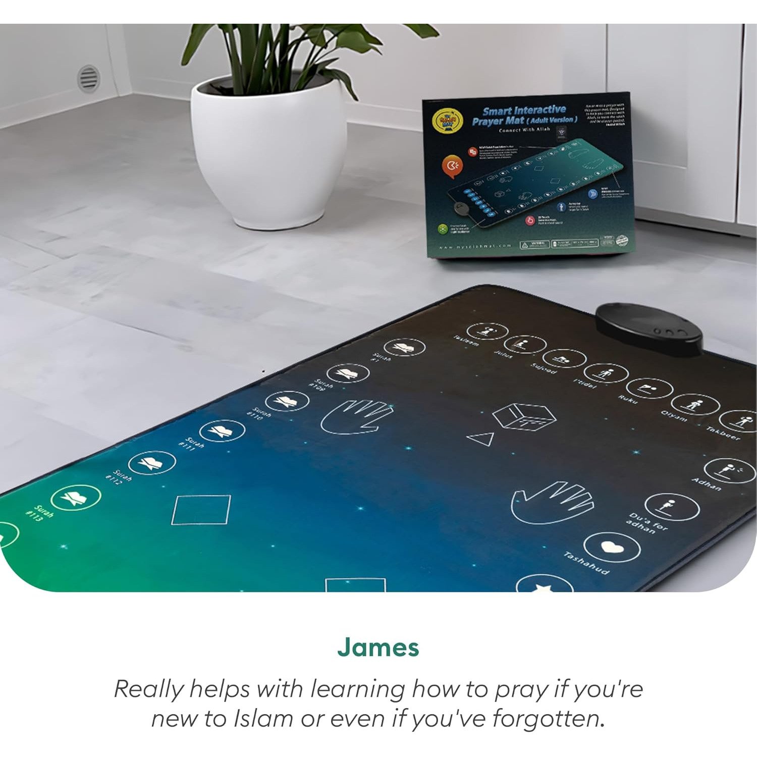 My Salah Mat for Reverts Islamic Electronic Prayer Mat Review