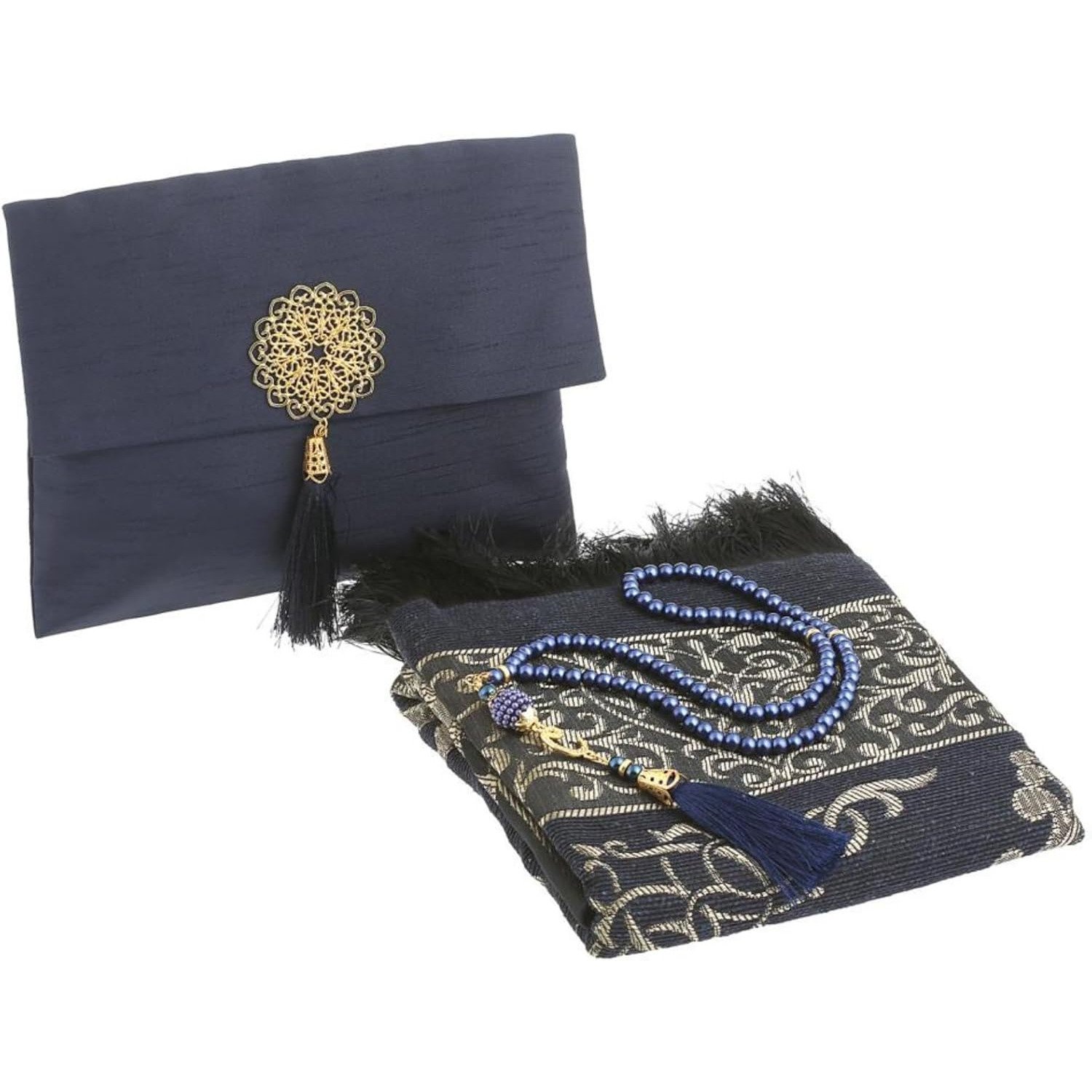 Prien Navy Blue Travel Prayer Mat for Men