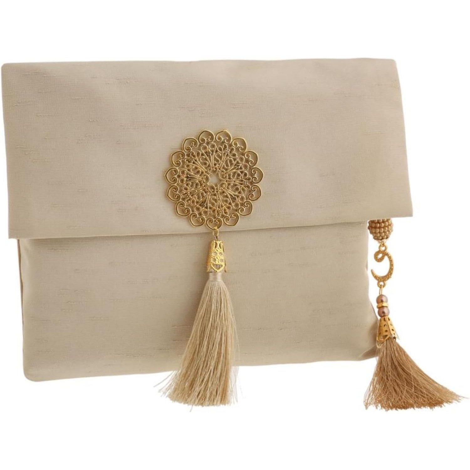 Prien Portable Muslim Prayer Mat Bag with Golden Tassel