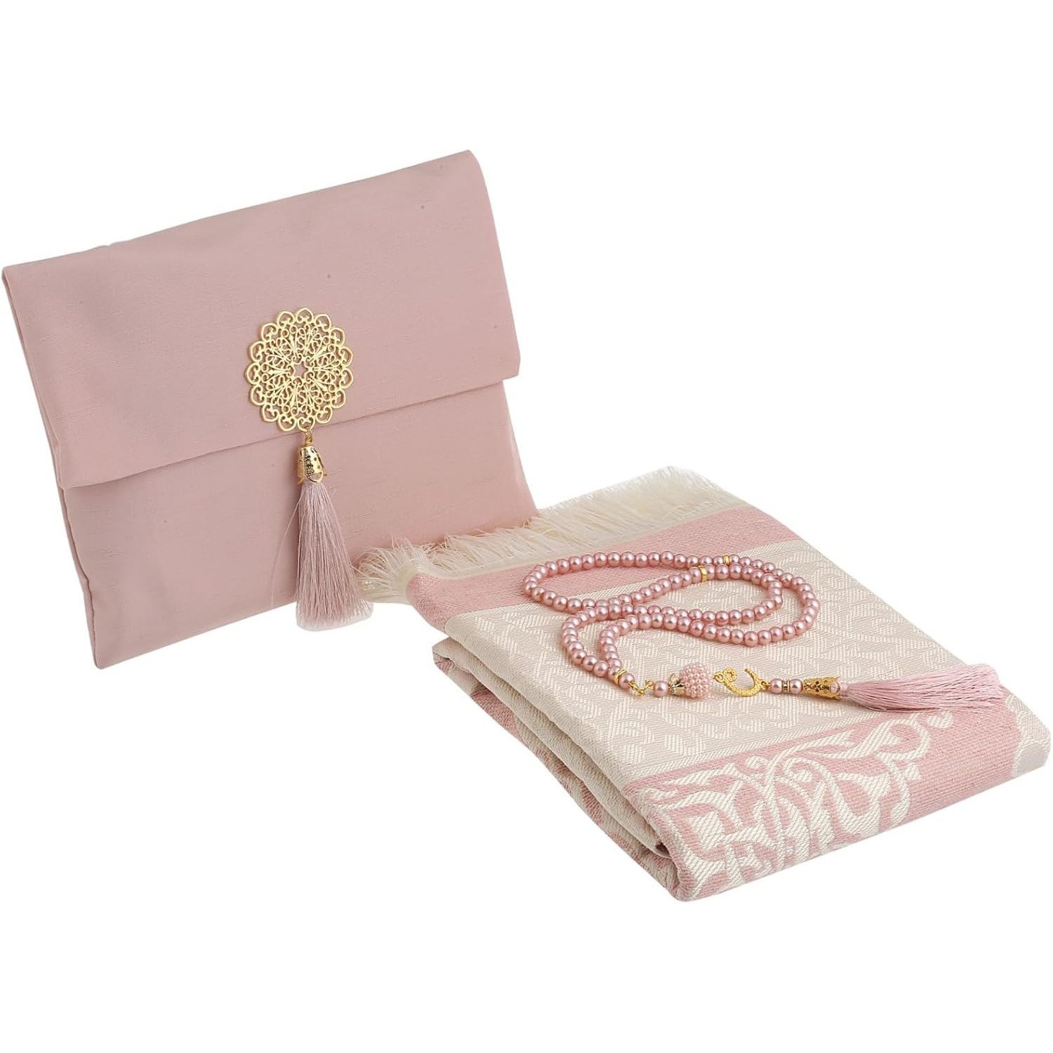 Prien Rose Portable Muslim Prayer Mat with Bag
