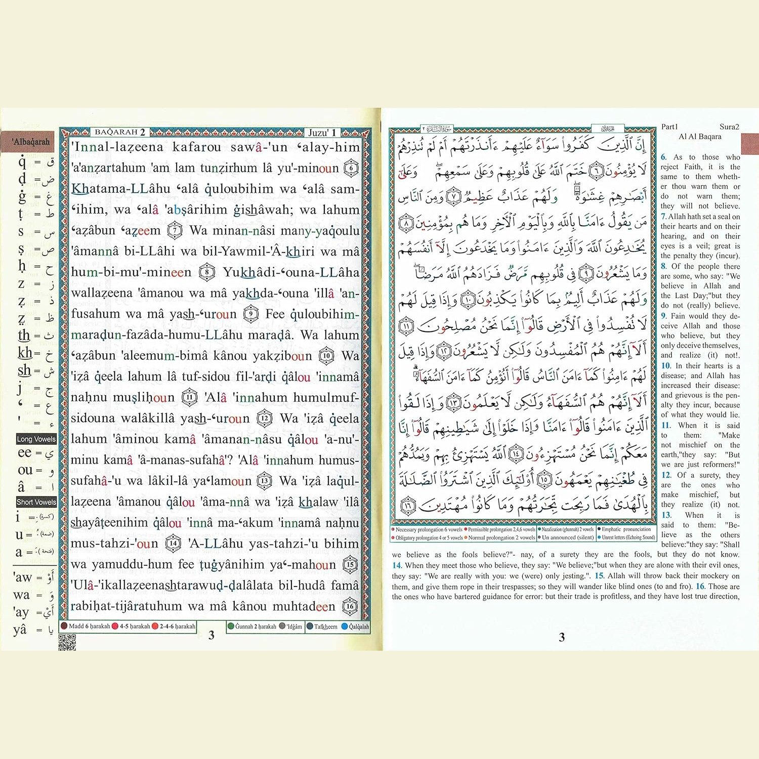 Tajweed Quran English Translation Layout
