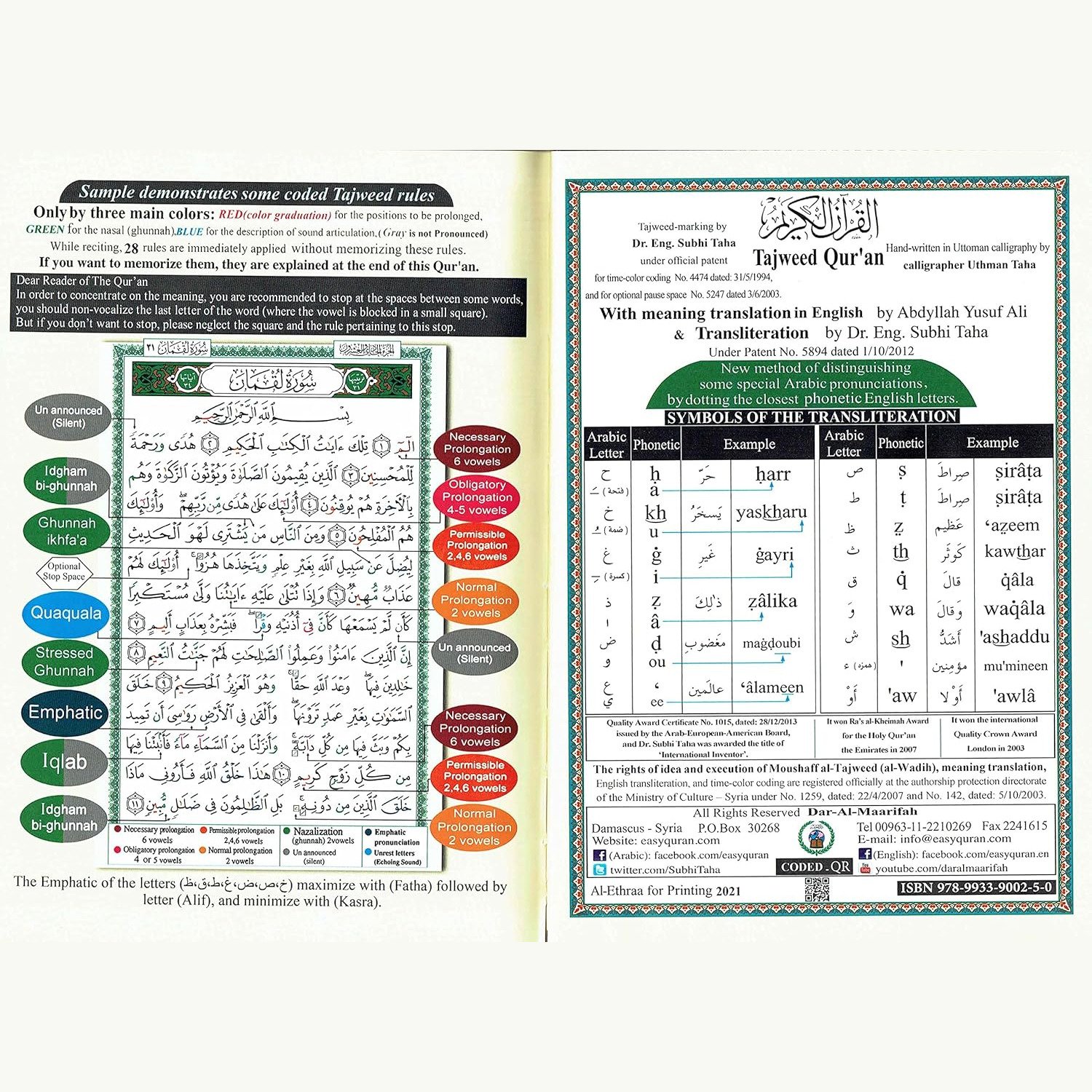 Tajweed Quran Rules and Symbols Guide