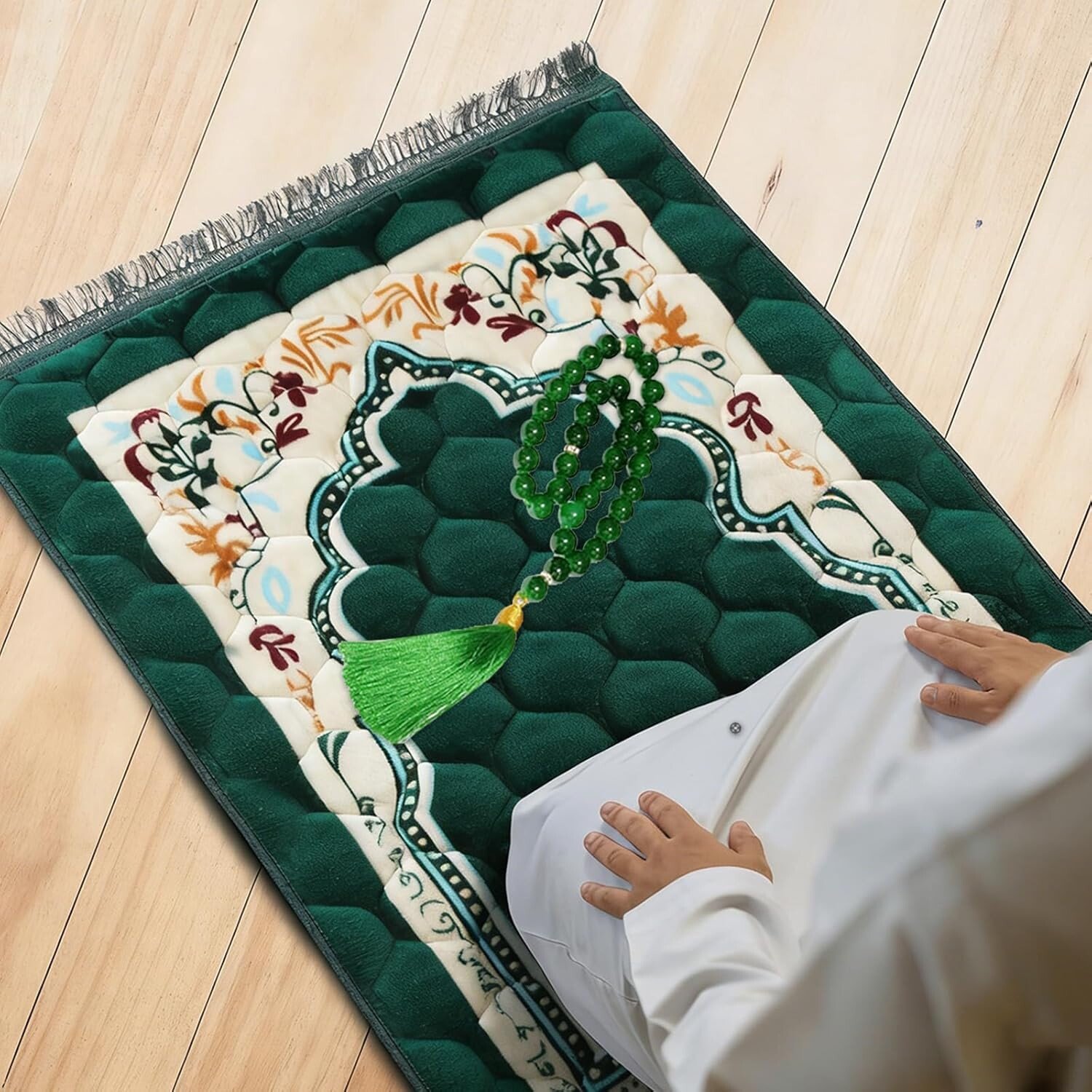 Thick Prayer rug for knee pain support