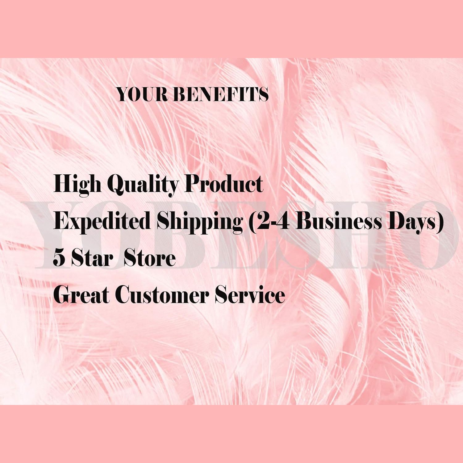 YOBESHO Store Benefits and Shipping